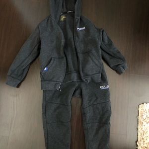 Boys polo track suit